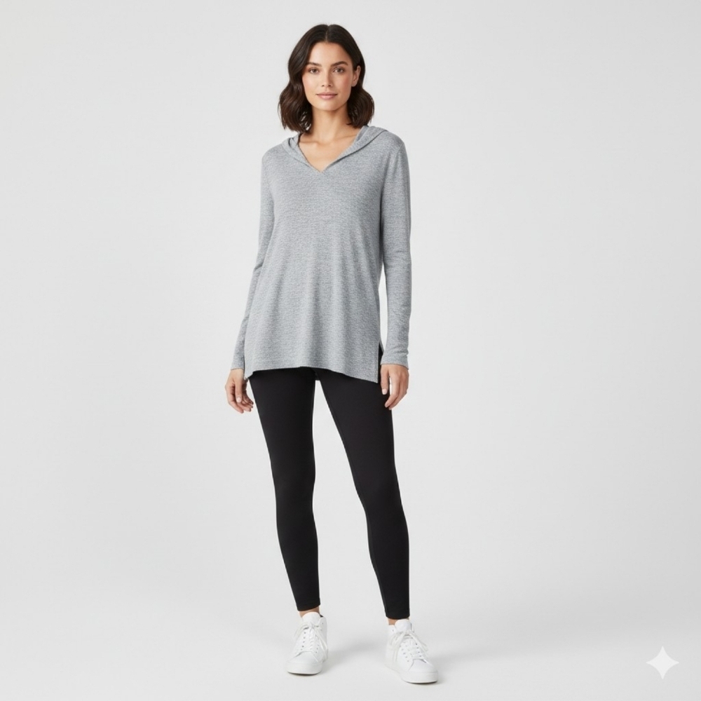 Banana Republic Luxespun Light Gray Women's Hoodie
